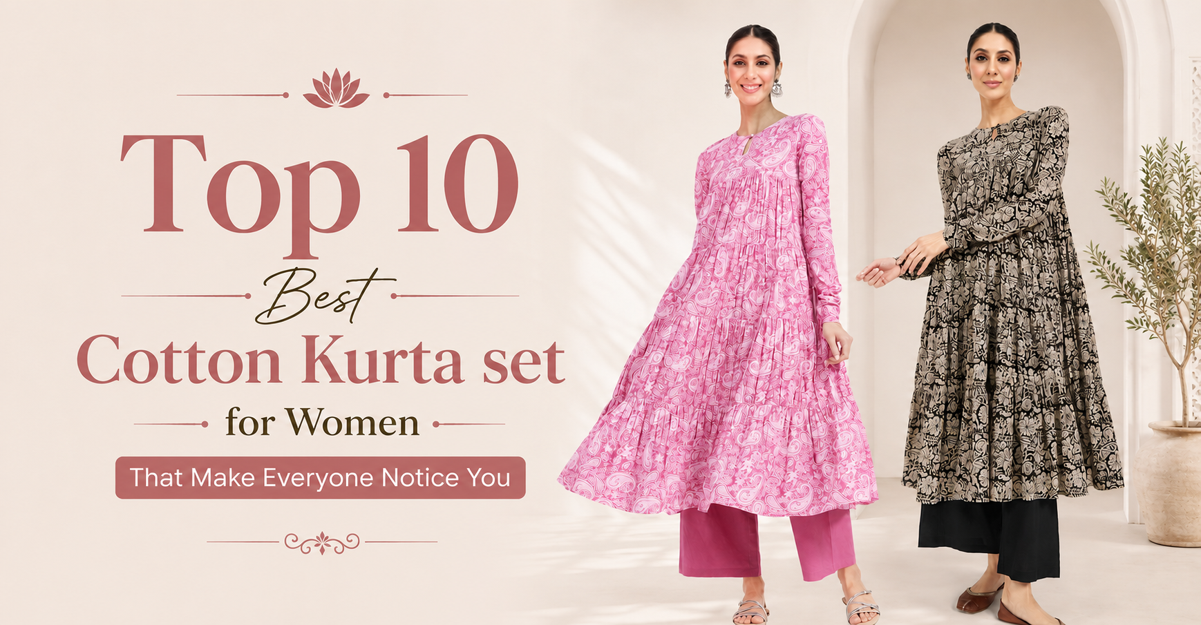 Top 10 Best Cotton Kurta set for Women That Make Everyone Notice You