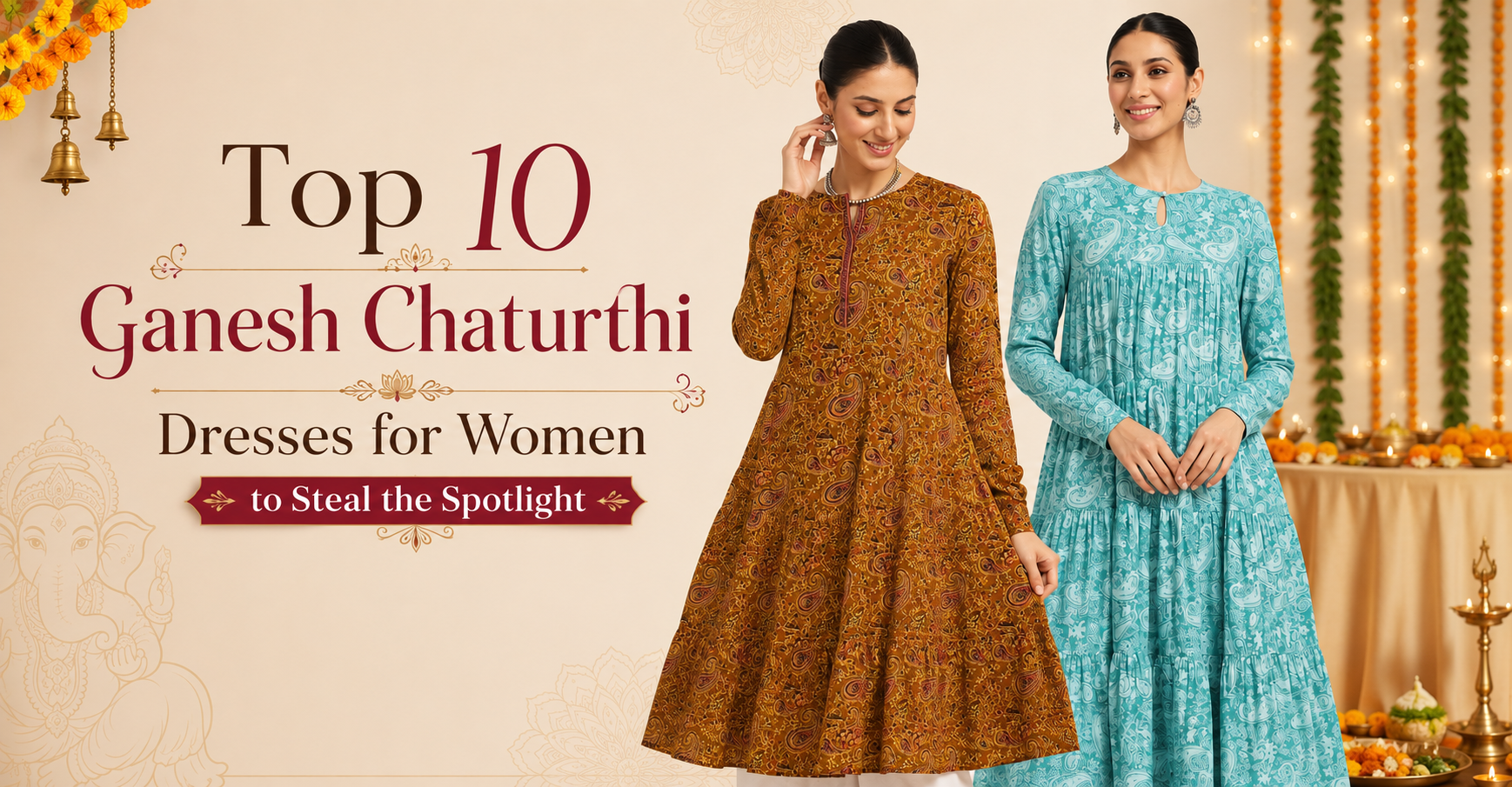 Top 10 Ganesh Chaturthi Dresses for Women to Steal the Spotlight