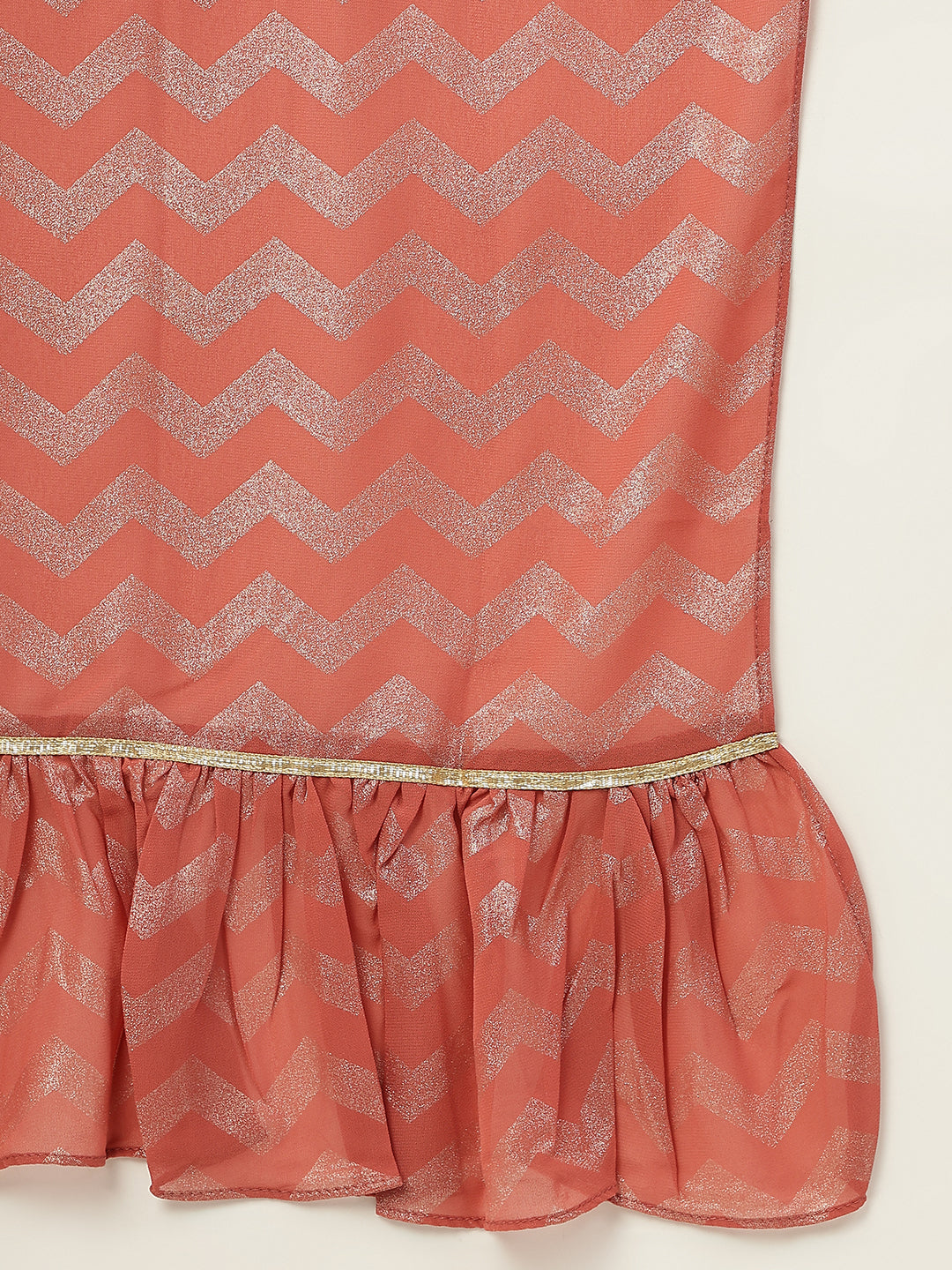 FIORRA Women's Teal Blue Poly Crepe Straight Kurta with Pant and Dupatta