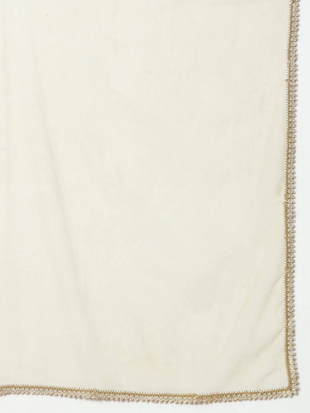 FIORRA Women's Mehndi Green Crepe Straight Kurta and Palazzo With Dupatta